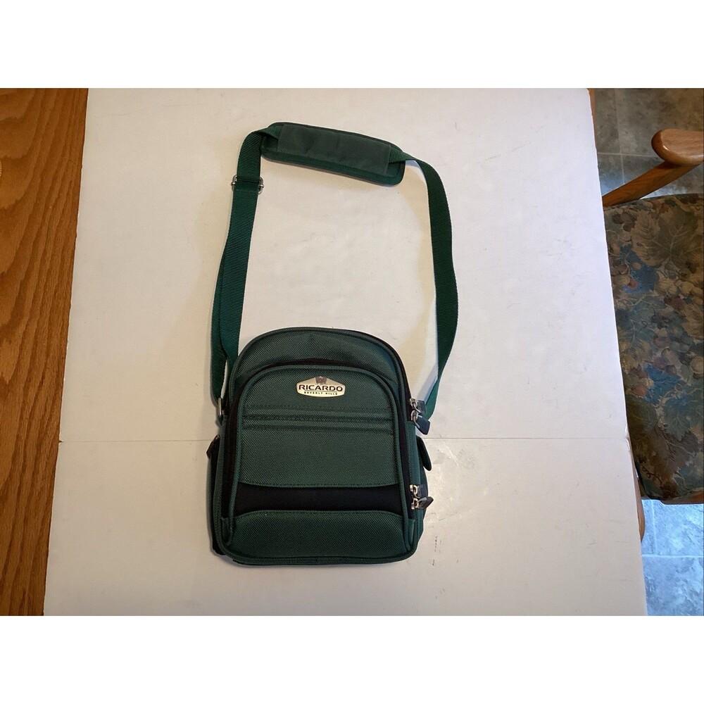 ricardo beverly hills travel bag green carry on adjustable shoulder strap